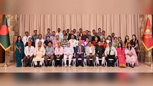 ক্ষুদ্র জাতিগোষ্ঠীর উন্নয়ন ও অধিকার নিশ্চিত করতে ঐক্যবদ্ধভাবে কাজের আহ্বান রাষ্ট্রপতির