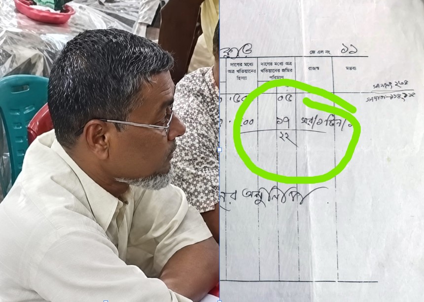 ডামুড্যায় জমি মাপজোক নিয়ে বেসরকারি আমিনের বিরুদ্ধে অভিযোগ