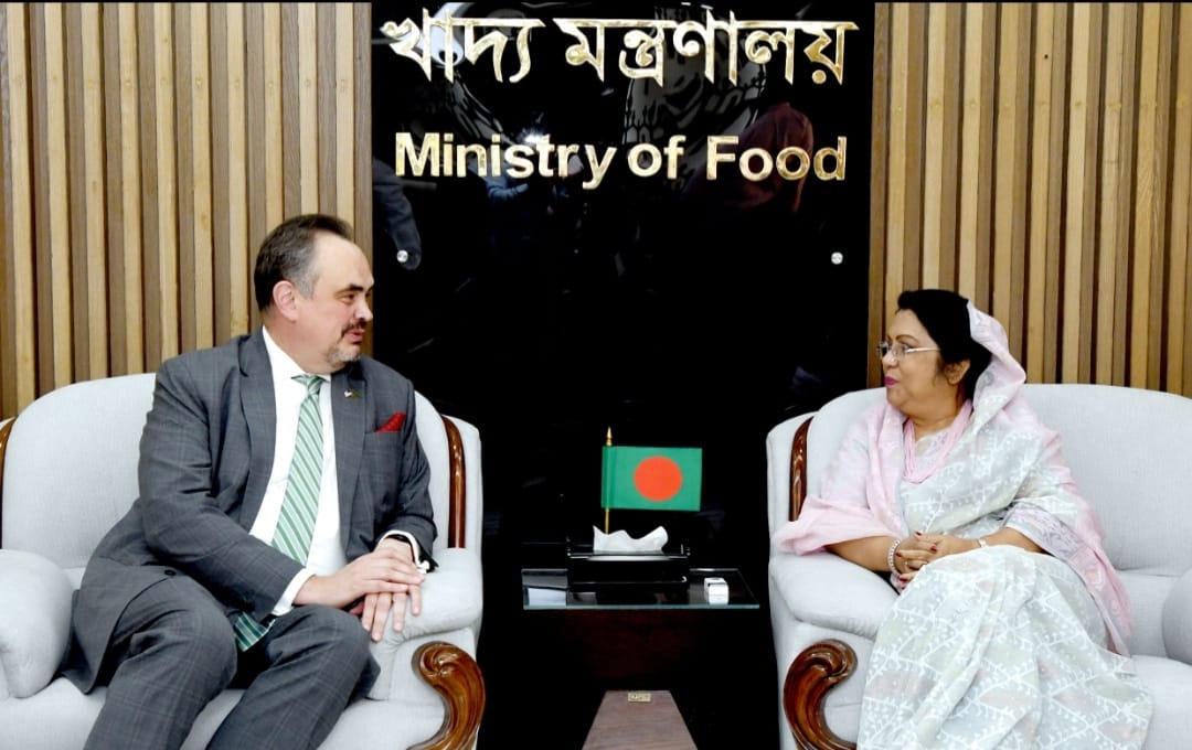 নিরাপদ খাদ্য নিশ্চিতকরণ ও খাদ্যশস্য সংরক্ষণে যুক্তরাষ্ট্রের কারিগরি সহায়তা চাইলেন খাদ্যমন্ত্রী